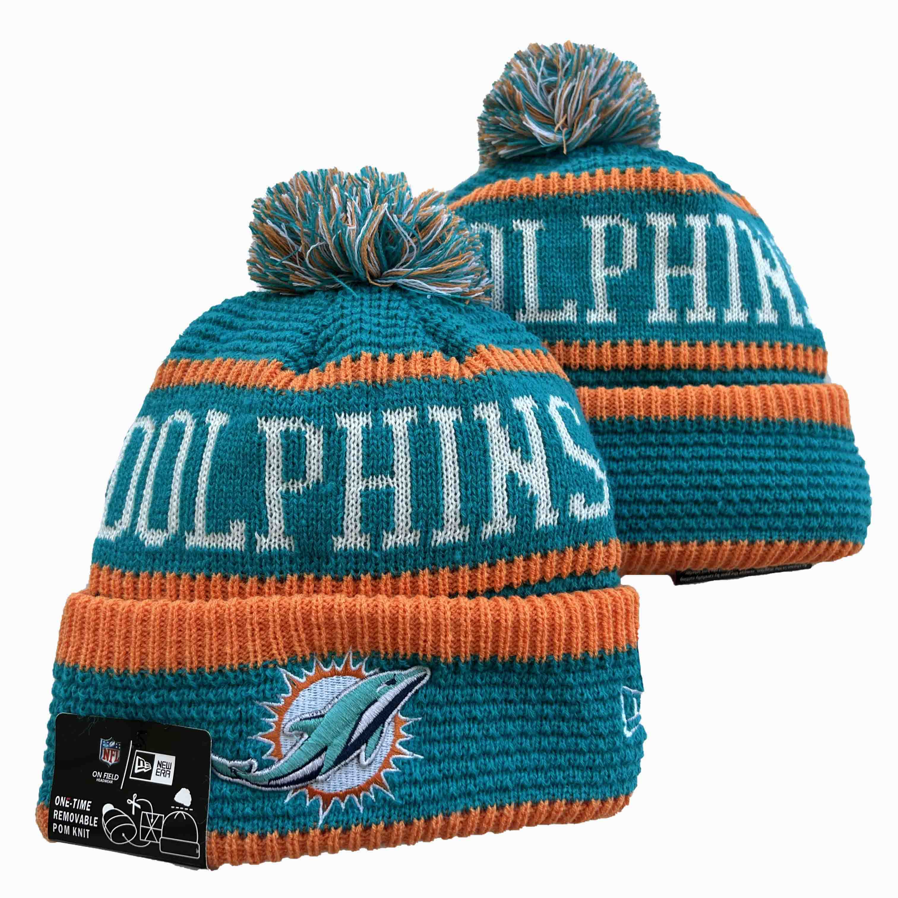 Miami Dolphins Knit Hats 0012